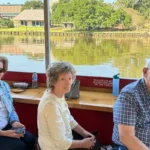 A group enjoys Caddo Lake near The Glen
